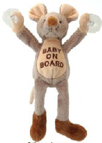 Baby on Board mus Bukowski Design, 15cm