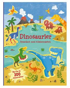 Dinosaurier - pysselbok med klistermärken