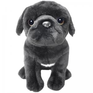 Mops, svart från Faithful Friends mjukisdjur säljs på Nalleriet.se