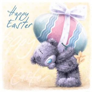 Kort Happy Easter (påskkort 14x14cm) - Me To You