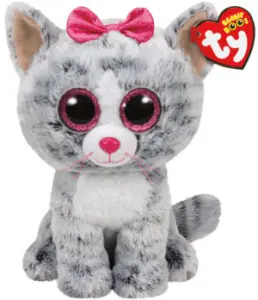 Beanie Boos Kiki (Grå Katt) TY Gosedjur | Nalleriet.se