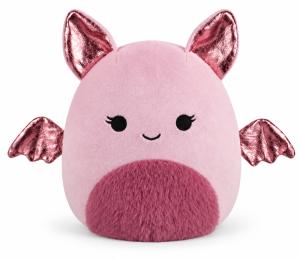 Squishmallows Halloween Sheena rosa fladdermus med glittrande vingar 19 cm