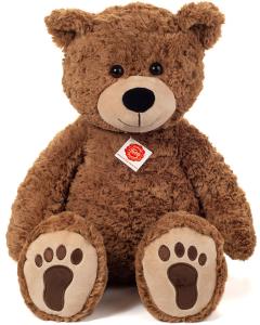 Teddybjörn med broderade tassar, 55cm, säljs på Nalleriet.se