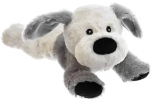 Värmenalle Valpen Valdemar (tvättbar) från Habibi Plush (micronalle) säljs på Nalleriet.se