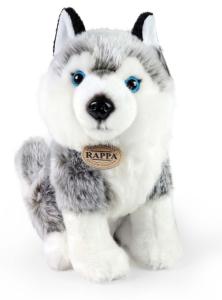 Husky (sittande) fr&aring;n Rappa Toys s&auml;ljs p&aring; Nalleriet.se