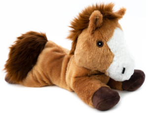 Värmenalle Ponnyn Polly (brun) från Habibi Plush (micronalle) säljs på Nalleriet.se