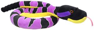 Lila orm med skallra, ca 135cm - Wild Republic 