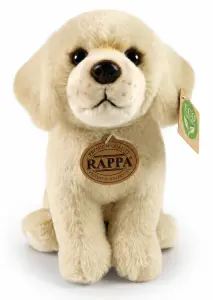 Labrador, gul (sittande) fr&aring;n Rappa Toys s&auml;ljs p&aring; Nalleriet.se
