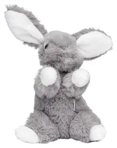 Kanin Lollo, grå, 16cm, grå - Molli Toys | Nalleriet.se