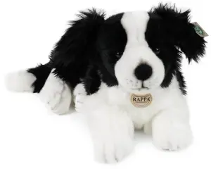 Border Collie, 45cm, liggande, från Rappa Toys säljs på Nalleriet.se