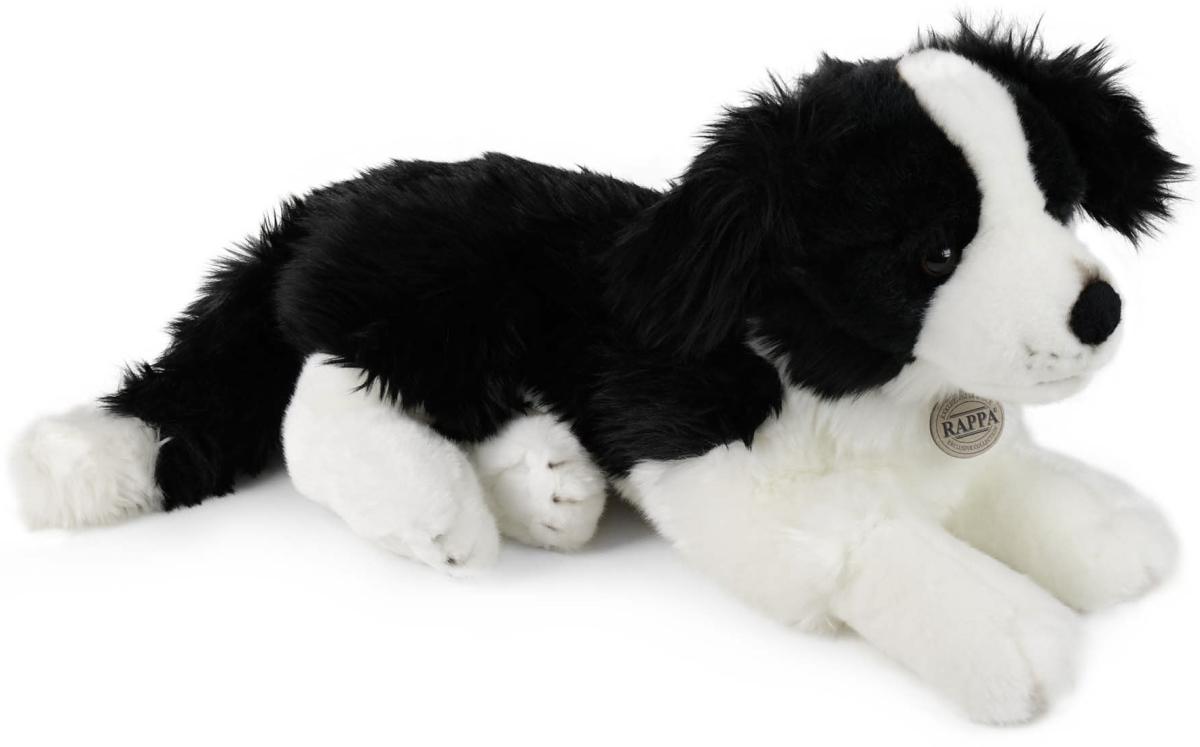 Border Collie, 45cm, liggande, från Rappa Toys säljs på Nalleriet.se