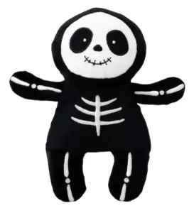 Halloweenmjukis Skelett, självlysande - Teddykompaniet | Nalleriet.se