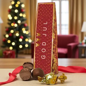 Chokladhälsning God Jul