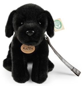 Labrador, svart (sittande) från Rappa Toys säljs på Nalleriet.se