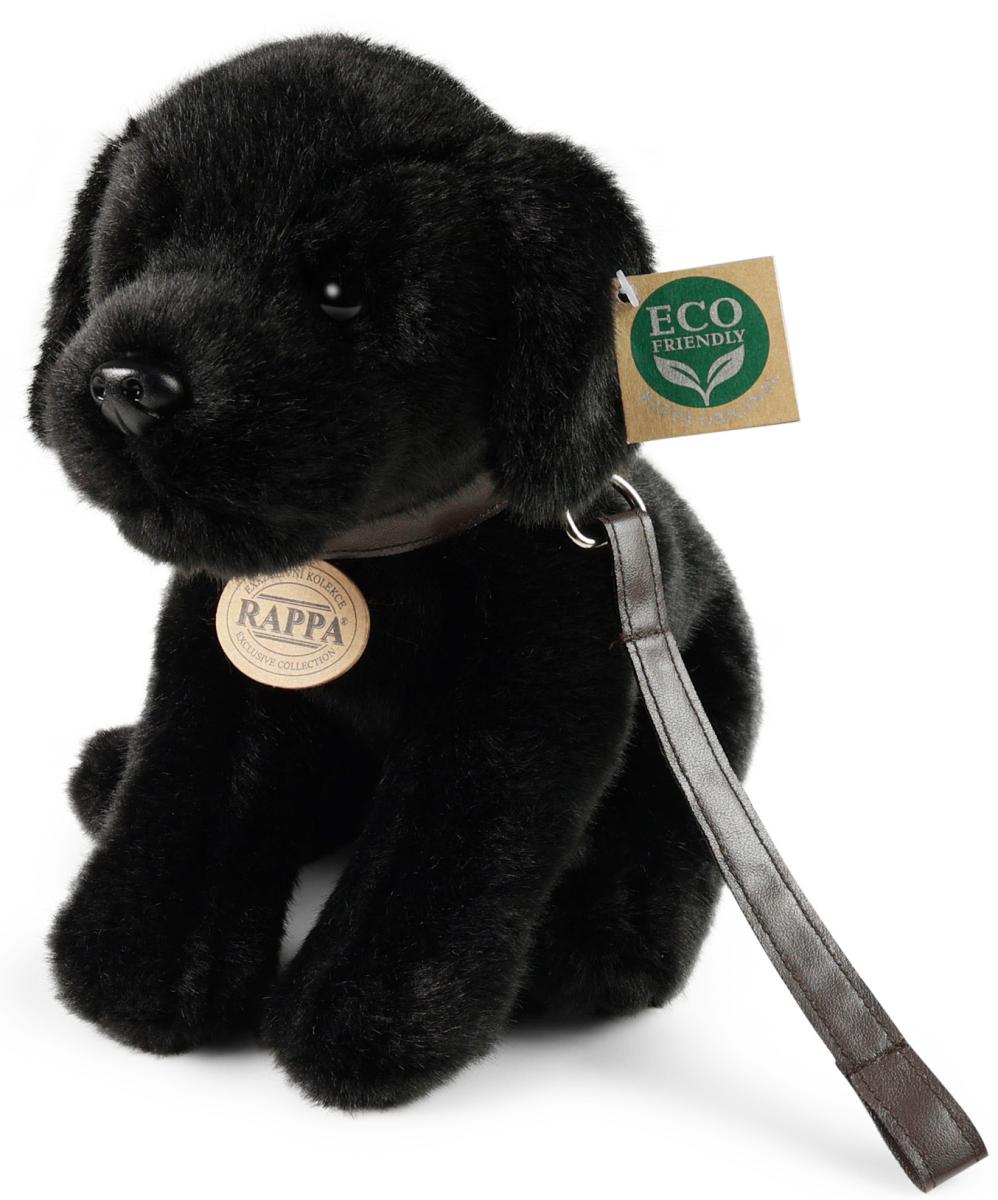 Labrador, svart (sittande) från Rappa Toys säljs på Nalleriet.se