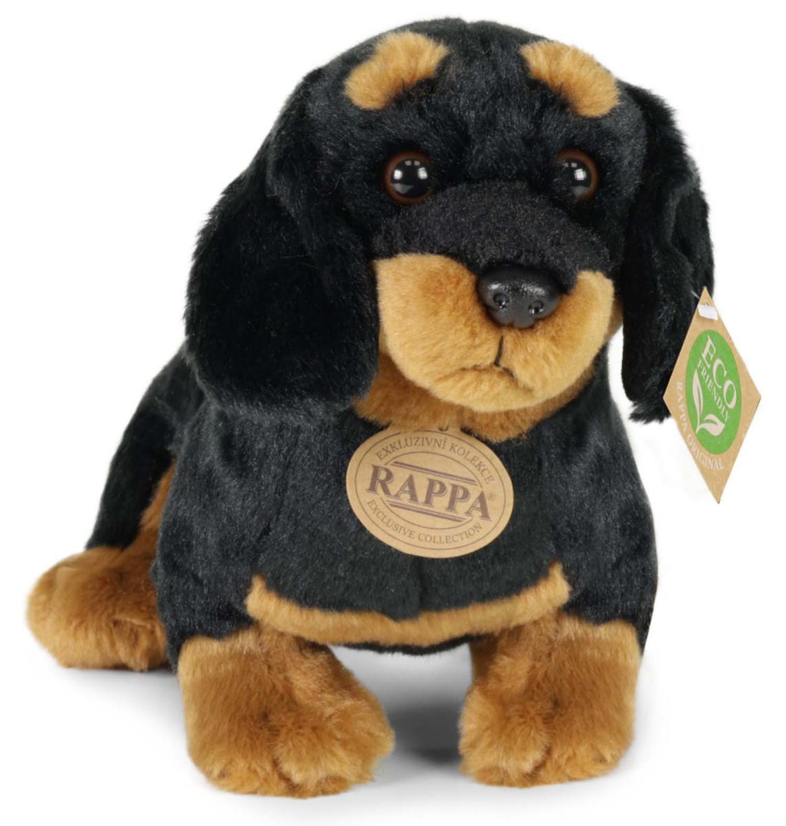 Tax svart/brun från Rappa Toys säljs på Nalleriet.se