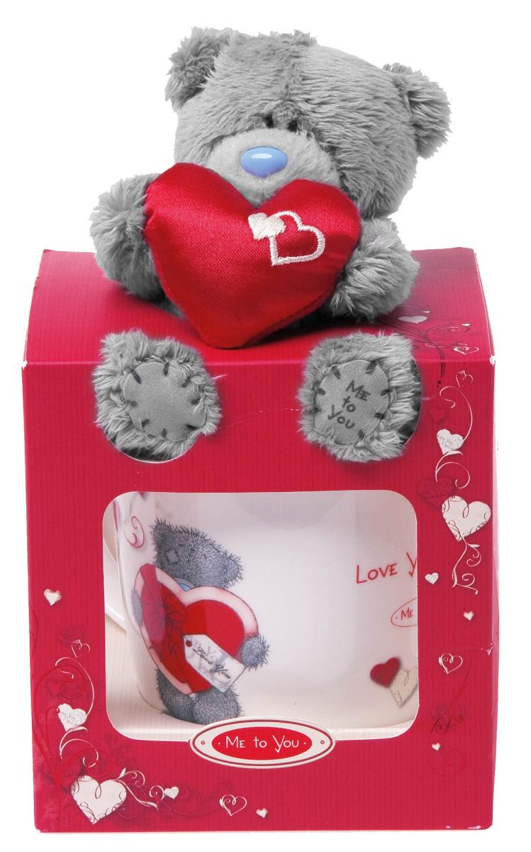  Presentset Nalle + Mugg 