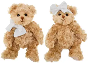 Nalle Little Daniel & Girlfriend, 25cm, från Bukowski Design säljs på Nalleriet.se
