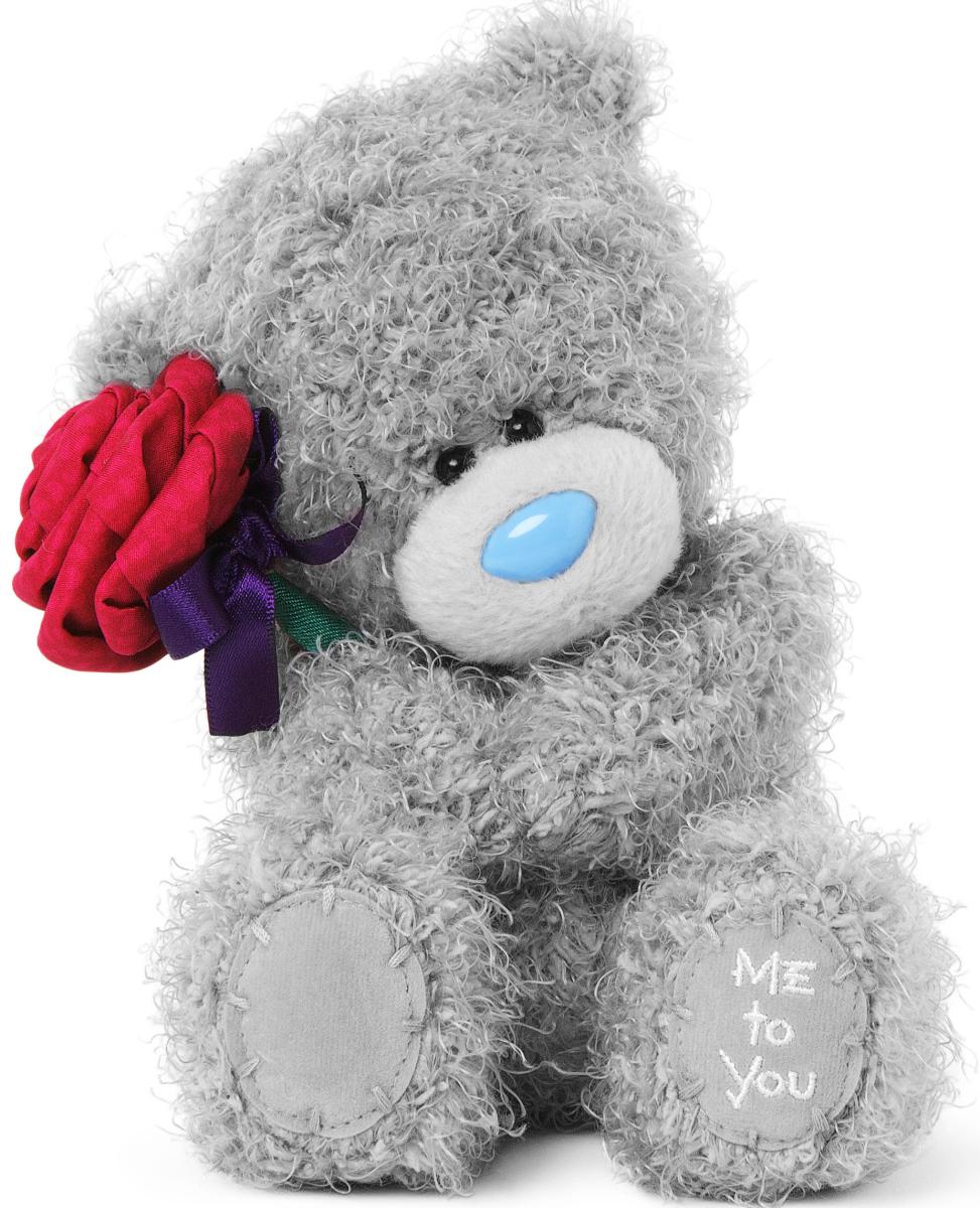Nalle håller i ros, 22cm från Me to you (Miranda nalle) säljs på Nalleriet.se