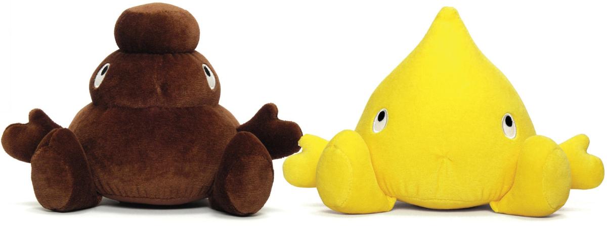 Kiss & Bajs i mjukt gosigt format från Teddykompaniet