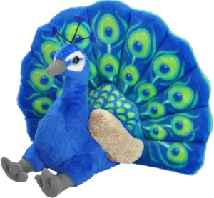 Påfågel, 30cm från Wild republic