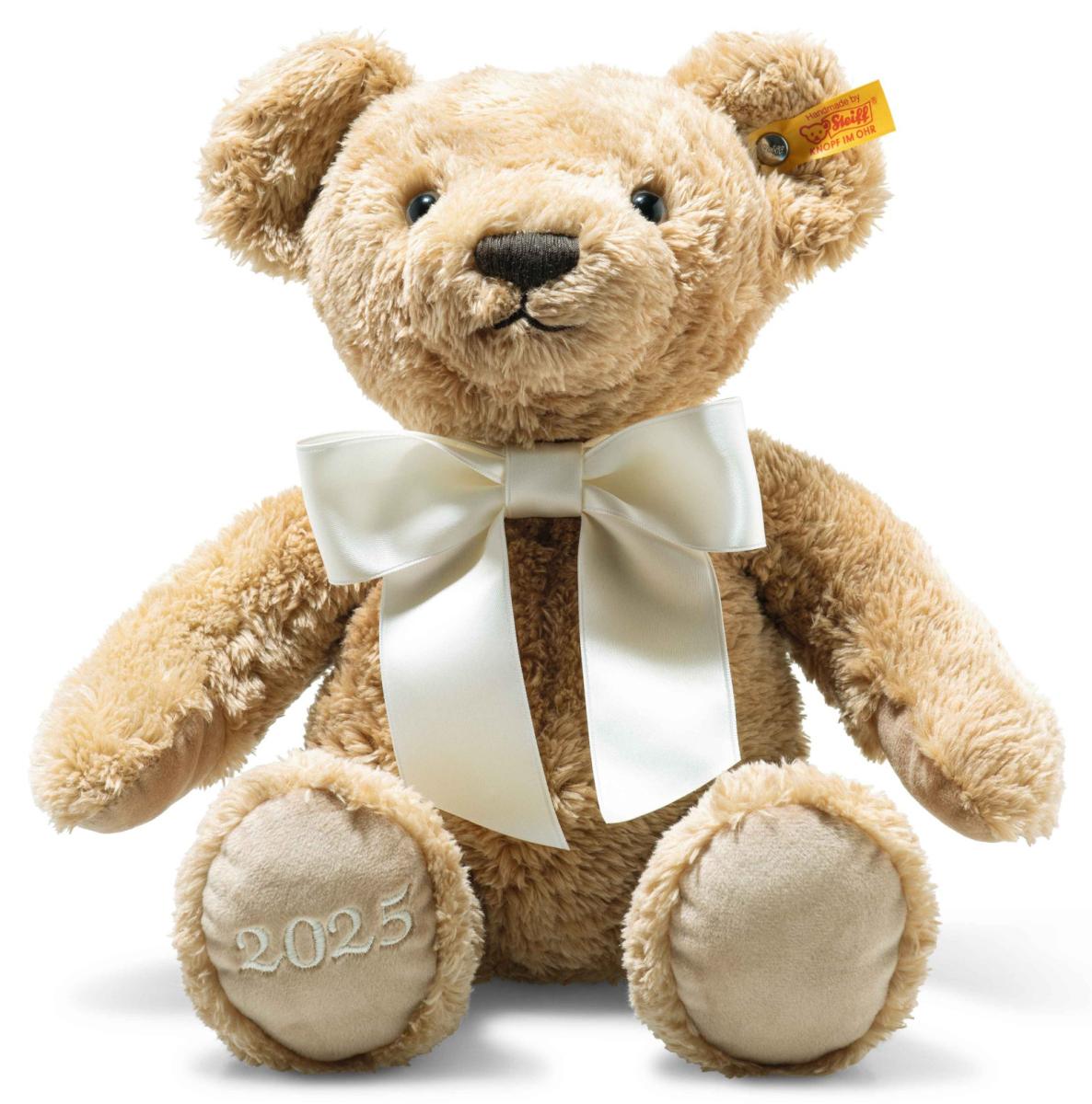 Cosy Year Bear 2025, 34cm, Steiff säljs på Nalleriet.se