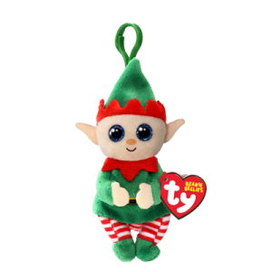 Beanie Bellies Elfonso Green Elf (clip) TY Gosedjur | Nalleriet.se