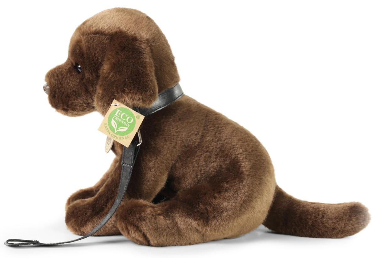 Labrador, brun (sittande) från Rappa Toys säljs på Nalleriet.se