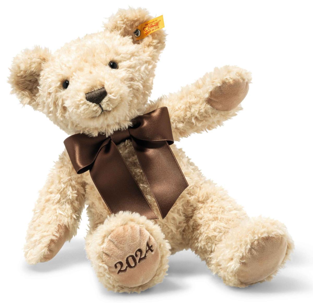 Cosy Year Bear 2024, 34cm, Steiff säljs på Nalleriet.se