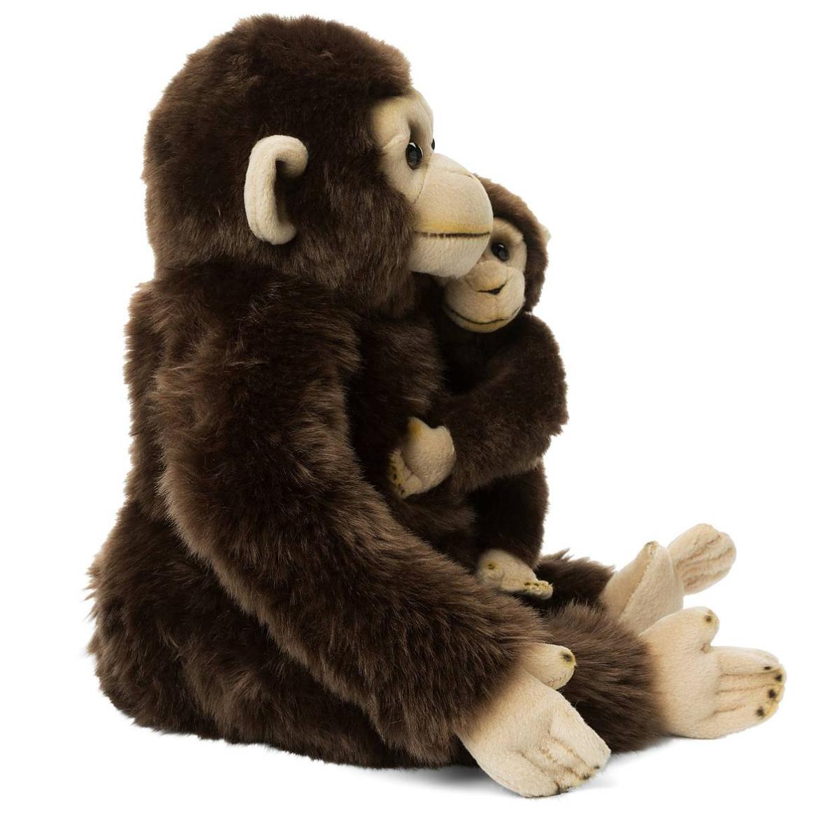 Schimpans med baby - WWF (Världsnaturfonden)