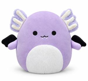 Squishmallows Halloween Monica lila axolotl med fladdermusvingar 19 cm