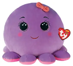 Squishy Beanies Octavia Bläckfisk TY Gosedjur | Nalleriet.se