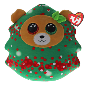 Squishy Beanies Everett Nalle som julgran TY Gosedjur | Nalleriet.se