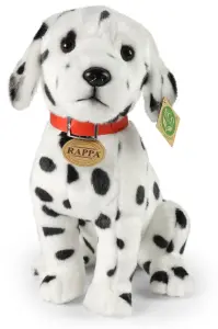 Dalmatiner, sittande, fr&aring;n Rappa Toys s&auml;ljs p&aring; Nalleriet.se