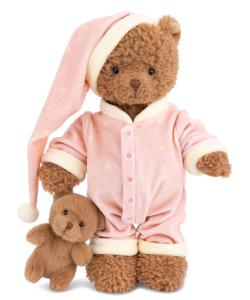 Teddybj&ouml;rnen Sleepy Selma och Little Teddy fr&aring;n Bukowski Design