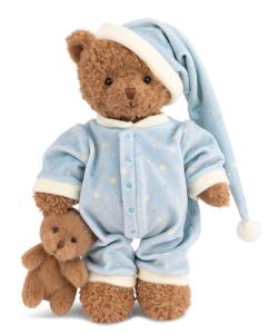 Teddybj&ouml;rnen Sleepy Hugo och Little Teddy fr&aring;n Bukowski Design