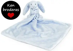 Bashful Bunny Snuttefilt, blå från Jellycat