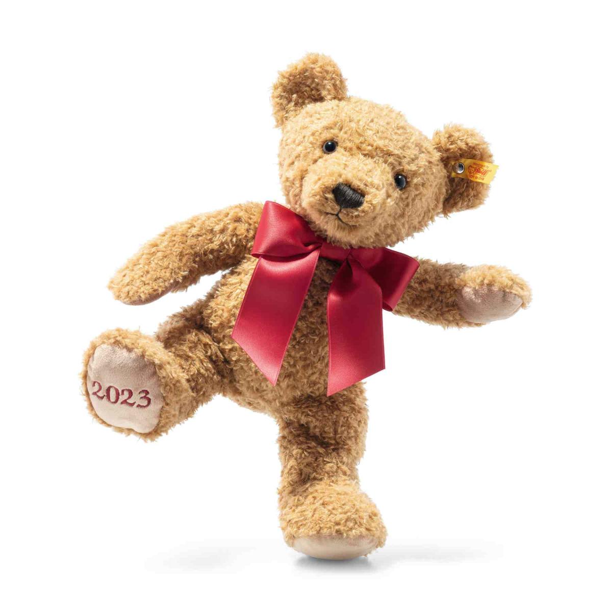 Cosy Year Bear 2023, 34cm, Steiff säljs på Nalleriet.se