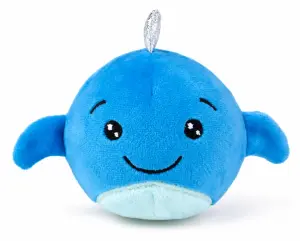 Kramis Bl&aring;val fr&aring;n Teddykompaniet &ndash; gr&aring;tt squishy-gosedjur 10 cm