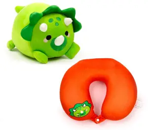 2 i 1 Gosedjur och Resekudde - Dinosaurie