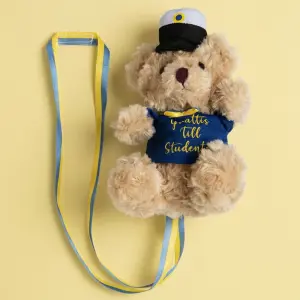 Studentnalle Grattis till studenten p&aring; bl&aring; tr&ouml;ja