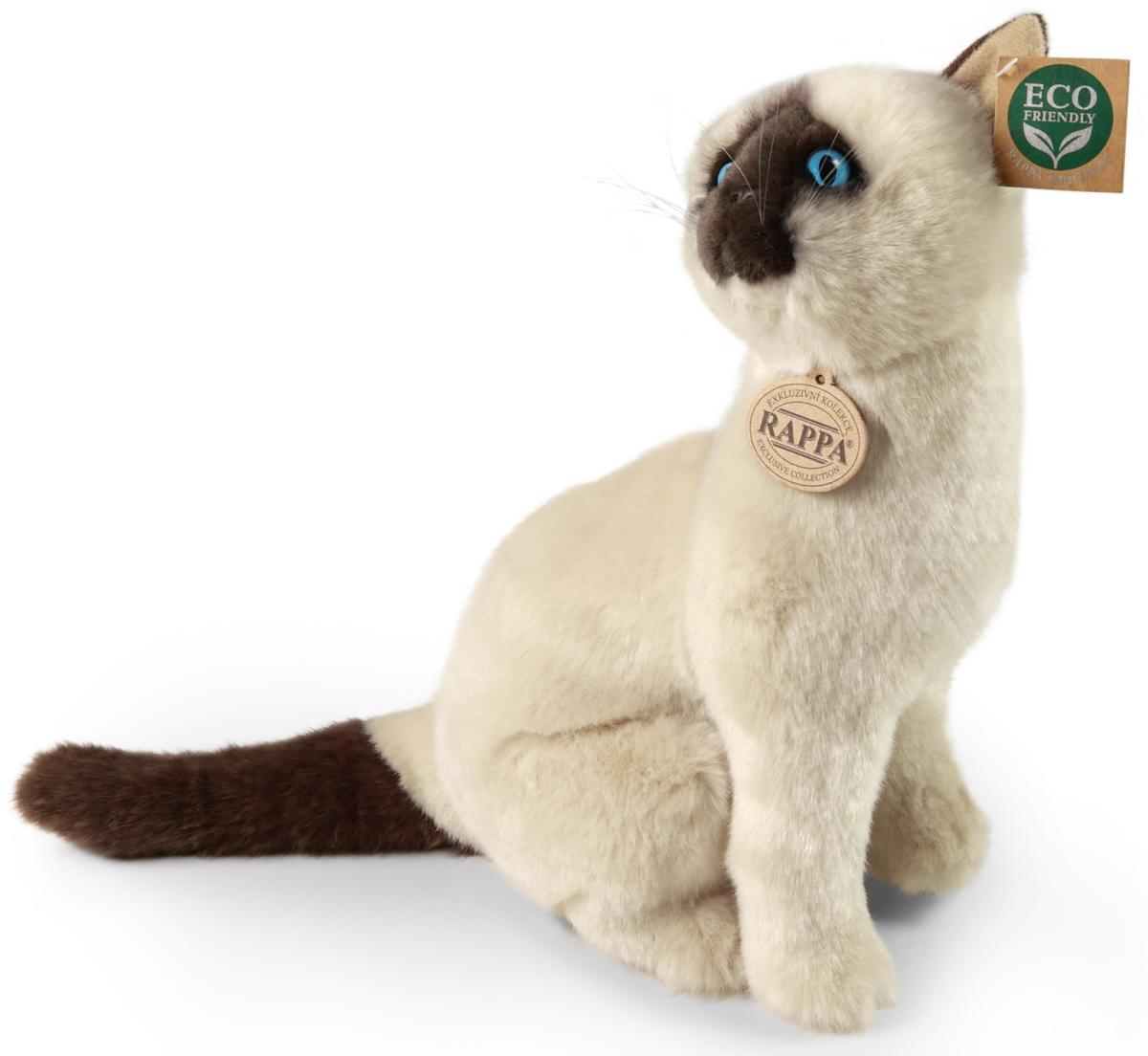 Siames katt, från Rappa Toys säljs på Nalleriet.se
