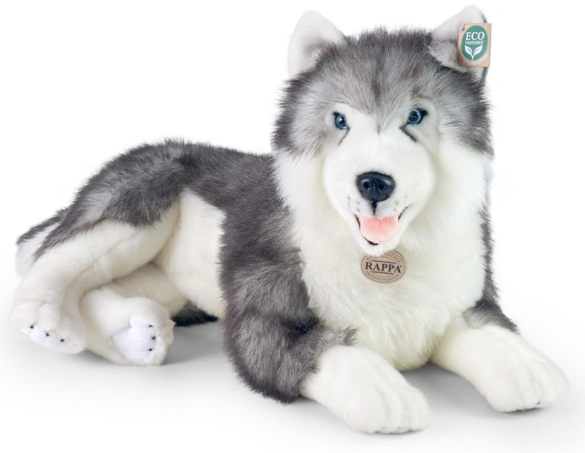 Husky, 60cm, liggande, från Rappa Toys säljs på Nalleriet.se
