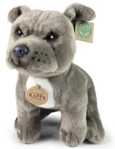 Staffordshire Bull Terrier (grå) från Rappa Toys säljs på Nalleriet.se
