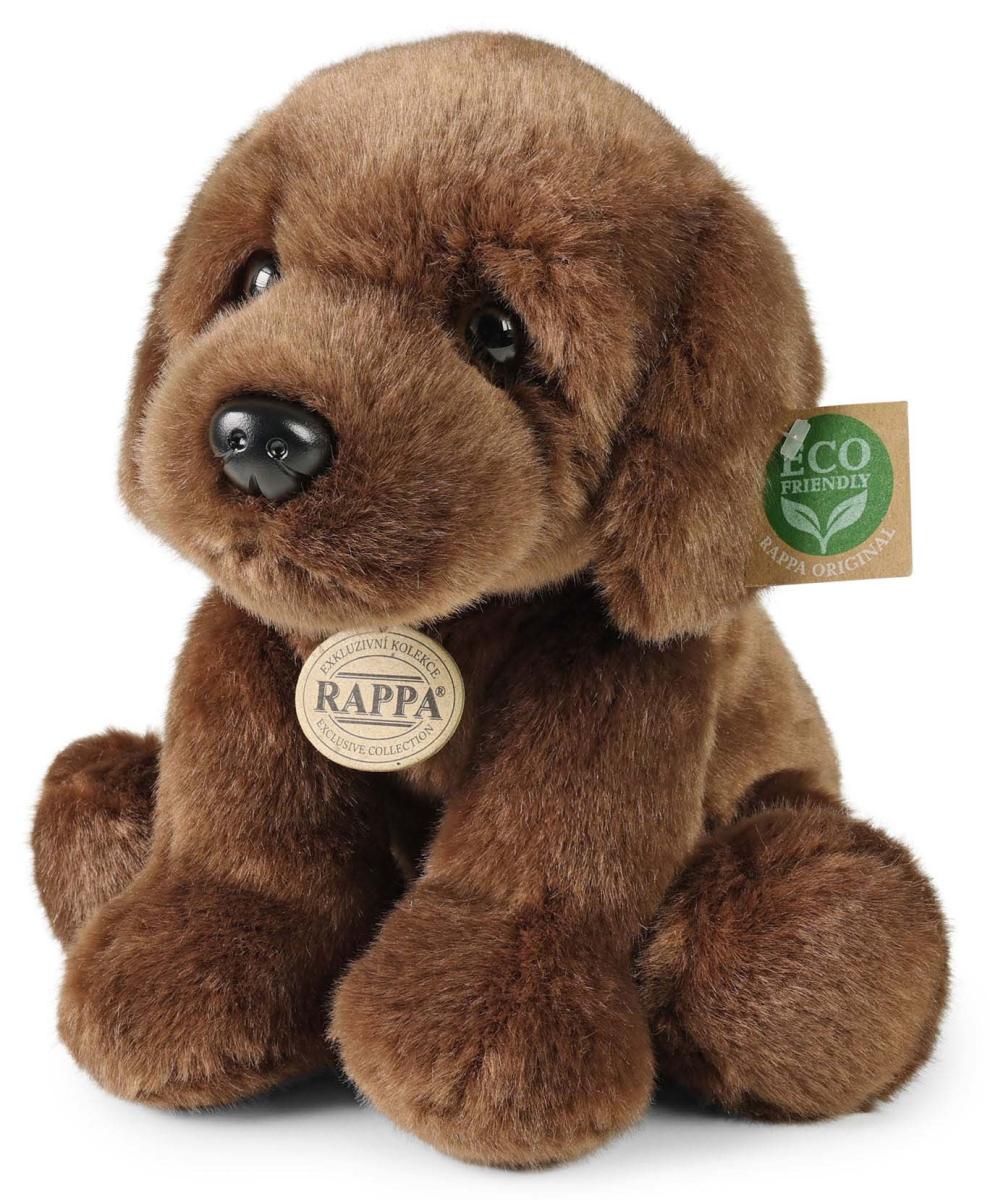 Labrador, brun (sittande) från Rappa Toys säljs på Nalleriet.se