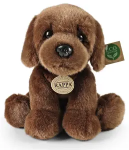 Labrador, brun (sittande) från Rappa Toys säljs på Nalleriet.se