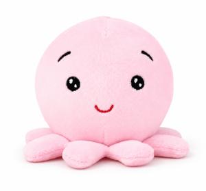 Kramis Bl&auml;ckfisk fr&aring;n Teddykompaniet &ndash; rosa squishy-gosedjur 10 cm