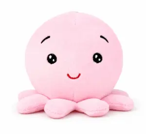 Kramis Bl&auml;ckfisk fr&aring;n Teddykompaniet &ndash; rosa squishy-gosedjur 10 cm