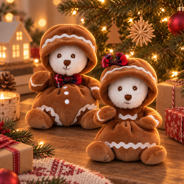 Ziggy Gingerbread, Pepparkaka, 15cm, från Bukowski Design säljs på Nalleriet.se