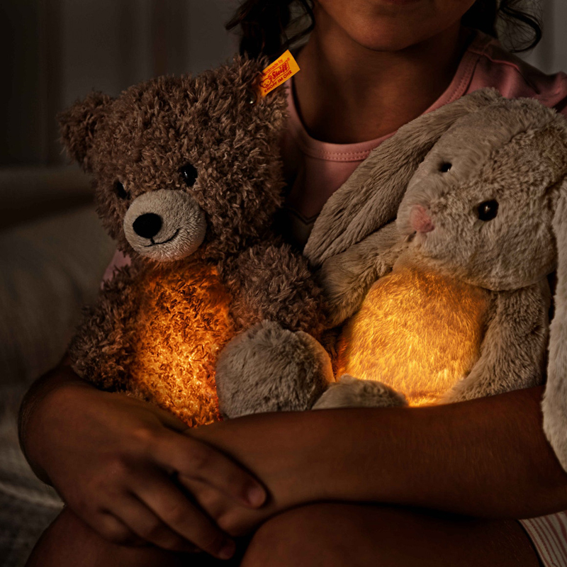 Caspar Light at Night, Teddybjörn med lampa, Steiff säljs på Nalleriet.se